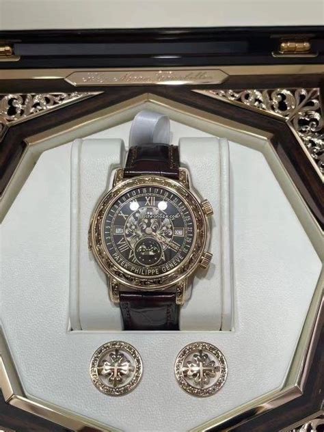 patek philippe sky moon tourbillon box|Patek Philippe sky moon tourbillon 6002r 001.